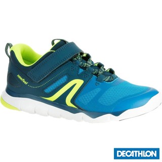Giày đi bộ thể dục pw 540 cho trẻ em xanh dương xanh lá DECATHLON newfeel mã 8392759