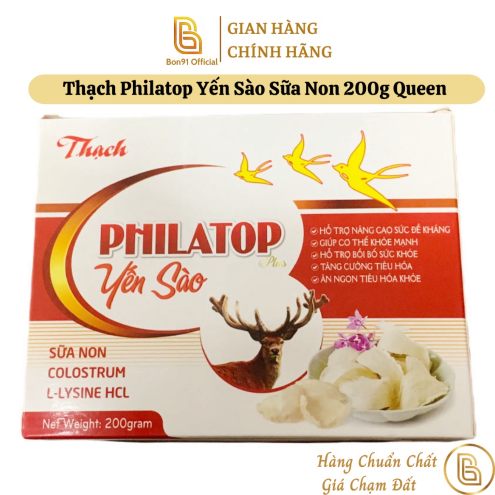 Thạch Philatop Yến Sào Sữa Non 200g Queen bồi bổ cơ thể