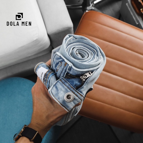 Quần Jean Nam ZARA XANH ZR009 Chất Mềm Mịn Co Giãn Hàng Xịn Chính Hãng CÓ BIG SIZE Cao Cấp Dolamen