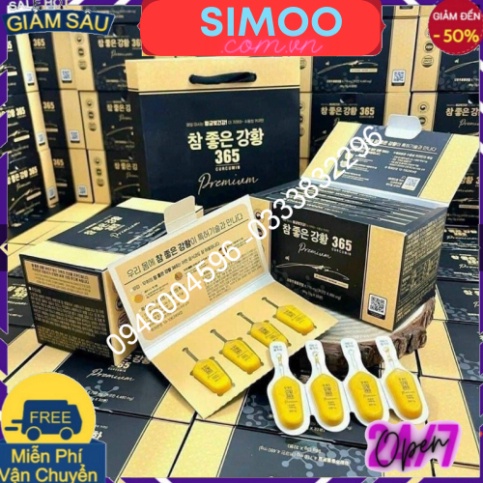 [CHUYÊN SỈ CHÍNH HÃNG] Nghệ Nano Cucumin 365, Thạch nghệ 365 Hàn Quốc