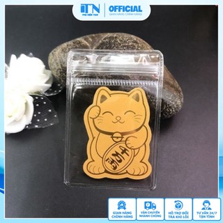 Mèo thần tài thu hút tài lộc, mèo thần tài mạ vàng 24k