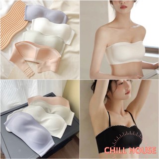 Áo Lót Nữ Quả Ngang Hở Lưng Nâng Ngực Không Gọng Chống Tụt Tạo Khe Cao Cấp 4033 - CHILL HOUSE