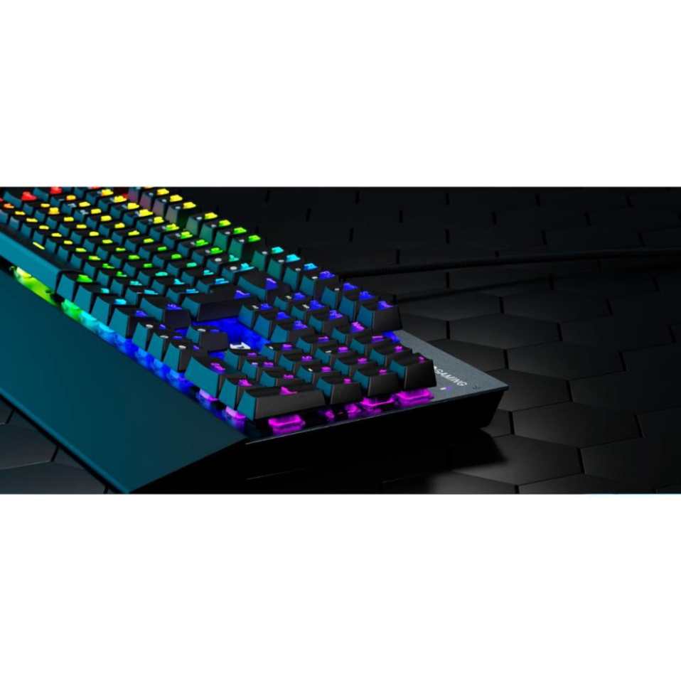 Bàn Phím Cơ Chơi Game Philco PKB92 - Phím Led RGB Nhiều Chế Độ Kèm Kê Tay, Cho Máy Tính PC Gaming TECHHIGH