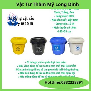Xô đựng rác thải y tế 10L