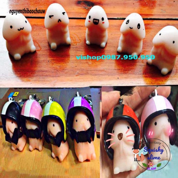 Bé ciu đội mũ bảo đảm nón bảo hiểm- Bé Ciu má phấn Đội Mũ siêu nhân vật móc khóa MSP55327