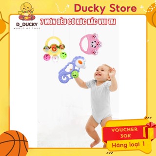 Bộ Đồ Chơi Xúc Xắc 7 Món, 8 Món Cho Bé - D_Ducky Ducky