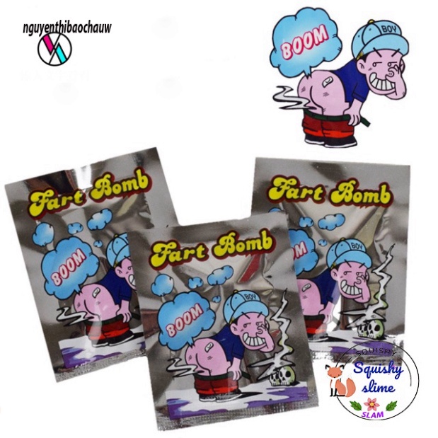 Bộ 10 Túi Bom Thối Chơi Khăm hài hước Bom đánh rắm thối um MSP13017