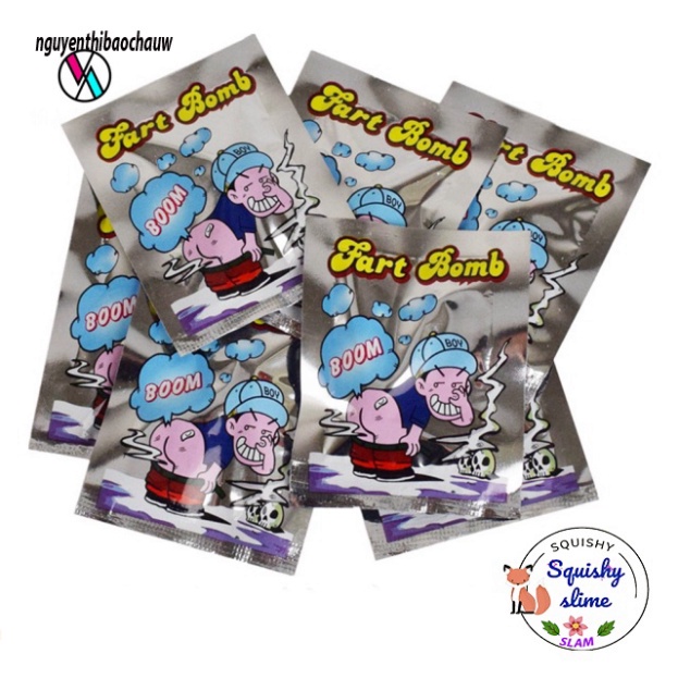 Bộ 10 Túi Bom Thối Chơi Khăm hài hước Bom đánh rắm thối um MSP13017