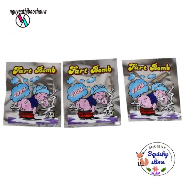 Bộ 10 Túi Bom Thối Chơi Khăm hài hước Bom đánh rắm thối um MSP13017