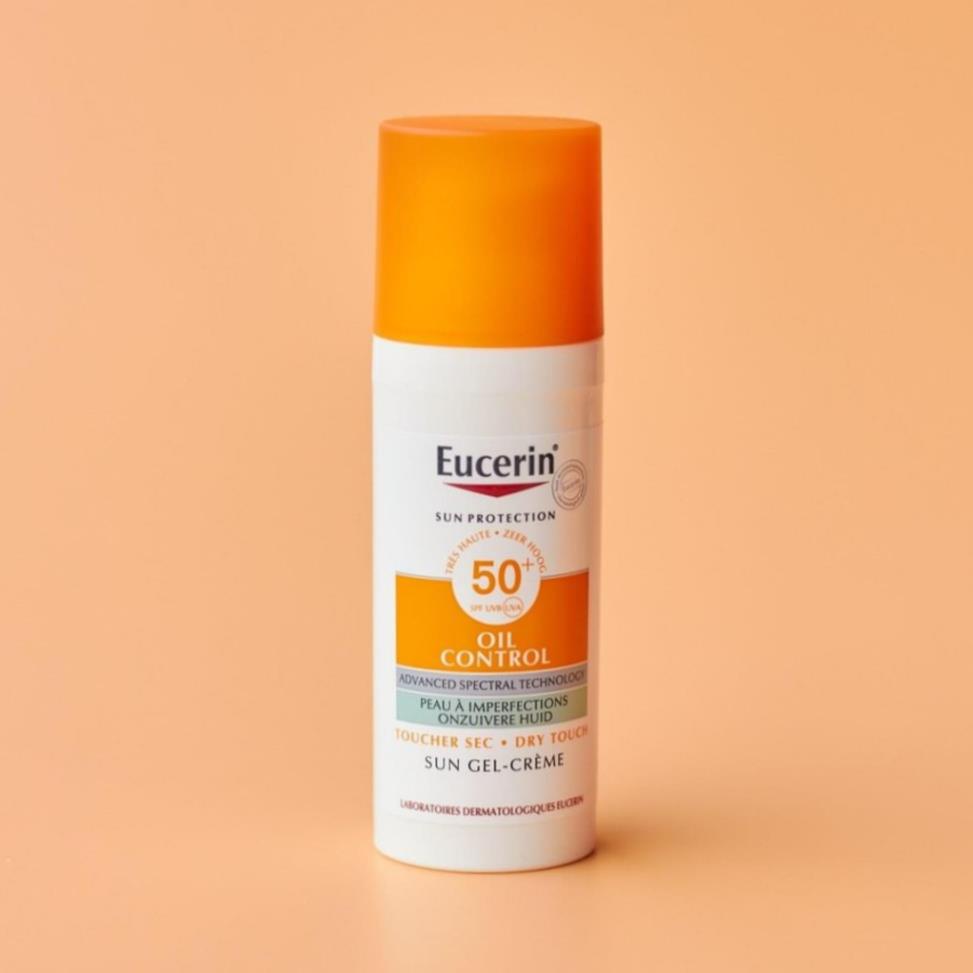 Kem Chống Nắng Eucerin Sun Gel-Cream Dry Touch Oil Control SPF50+ 50ml Cho Da Dầu Mụn Nhờn CHÍNH HÃNG