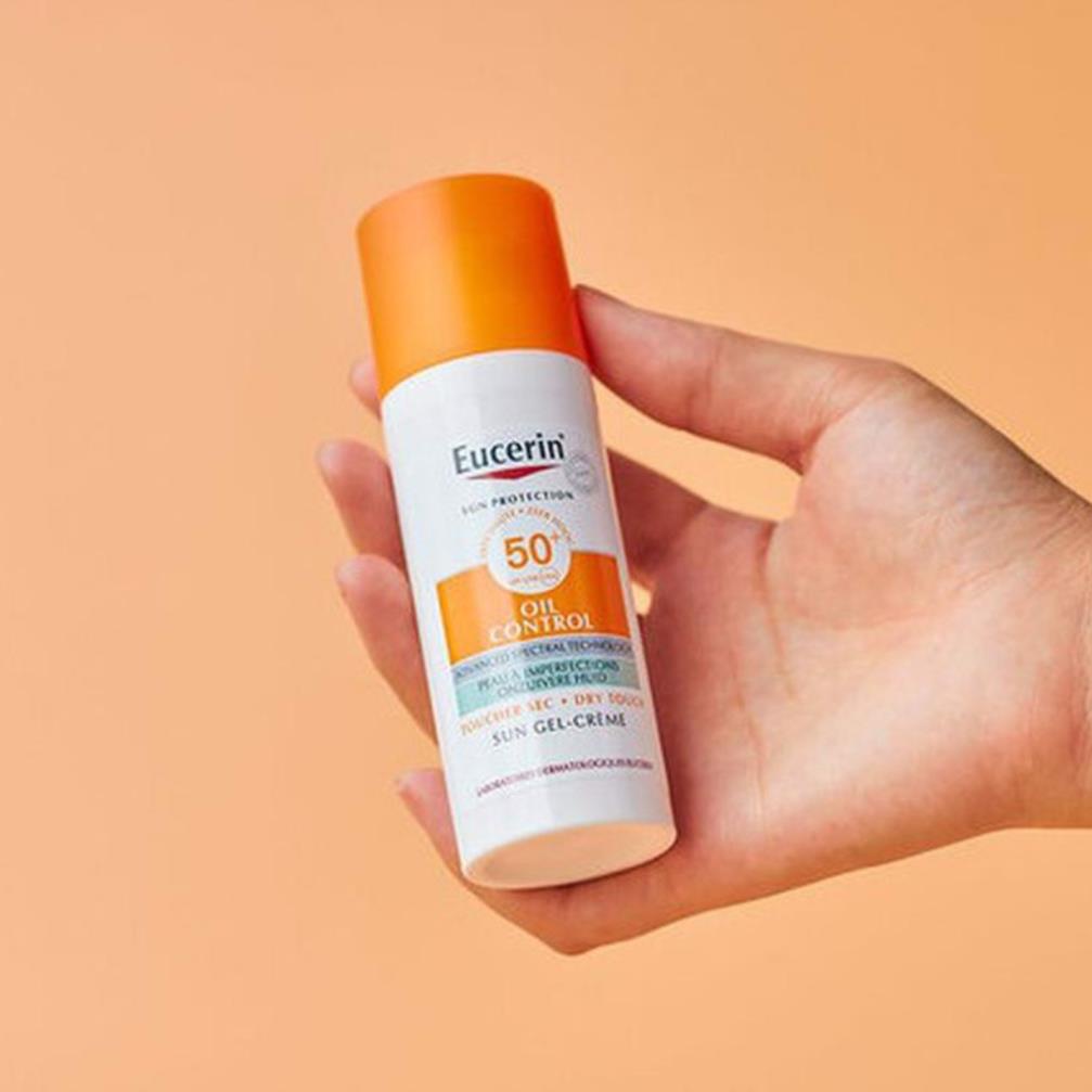 Kem Chống Nắng Eucerin Sun Gel-Cream Dry Touch Oil Control SPF50+ 50ml Cho Da Dầu Mụn Nhờn CHÍNH HÃNG