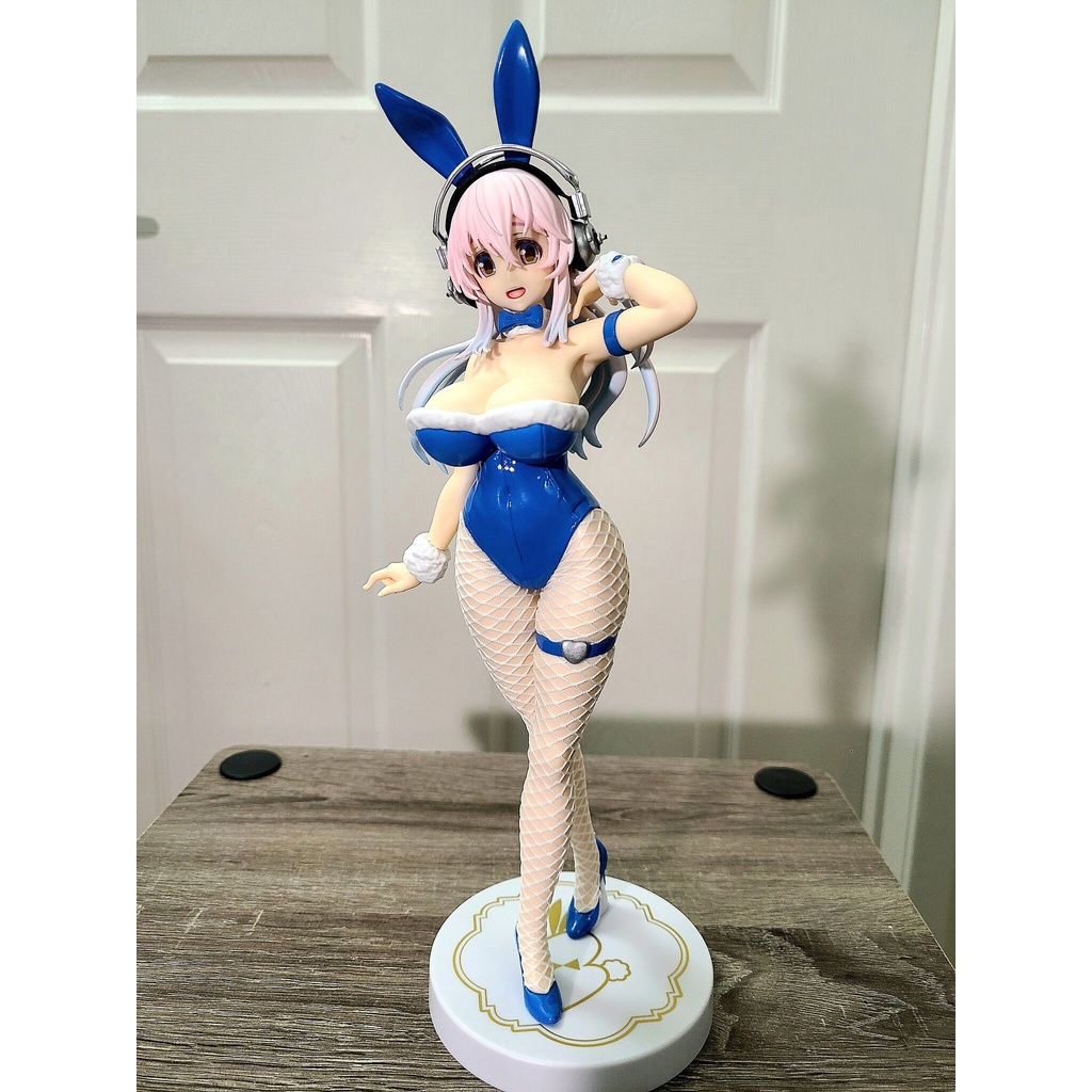 Mô hình Sonico - Super Sonico - BiCute Bunnies - Blue Rabbit ver Chính Hãng FuRyu