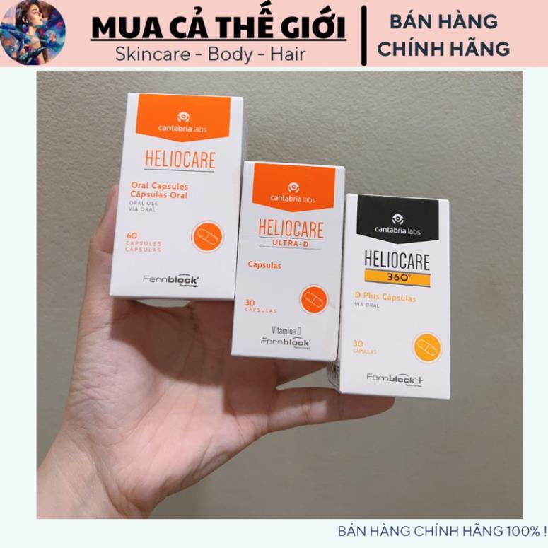 Viên uống chống nắng Heliocare chính hãng date 2025