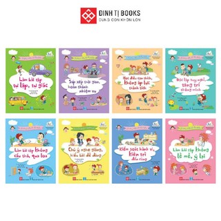 Sách - kỹ năng quản lý bản thân - giúp trẻ rèn thói quen tự giác, tự lập, sắp xếp thời gian - đinh tị books