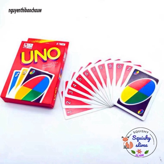Bộ thẻ bài UNO WILD Flip Dos Naruto Mario Minicraft Harry potter Skipbo MSP99535