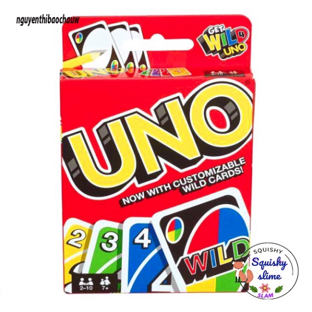 Bộ thẻ bài UNO WILD Flip Dos Naruto Mario Minicraft Harry potter Skipbo MSP99535