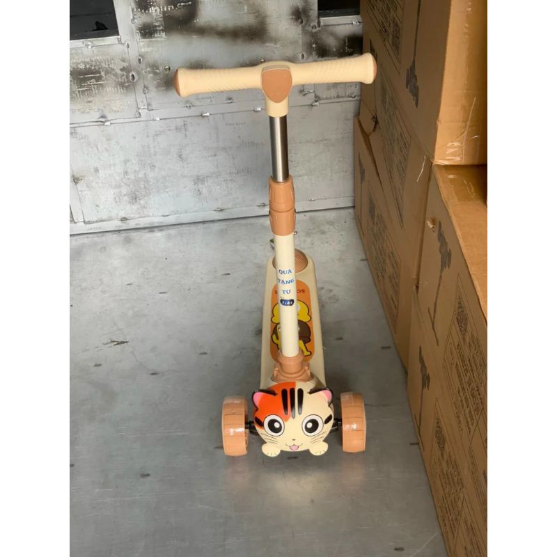 Xe trượt Scotter 3 trong 1 có ghế ngồi + có đèn và nhạc/ xe trượt