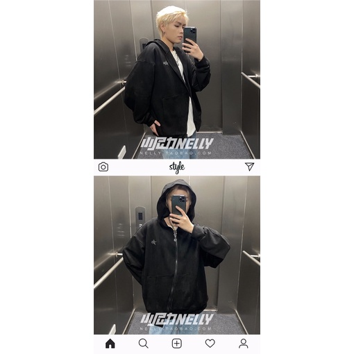 Áo khoác nelly sale  79 black energy