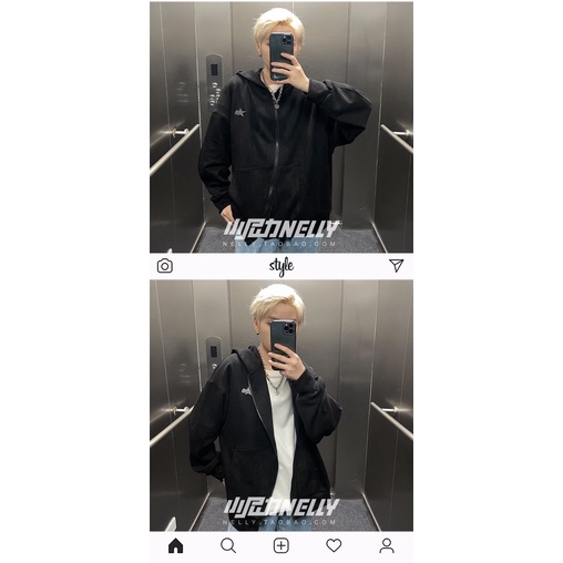 Áo khoác nelly sale  79 black energy