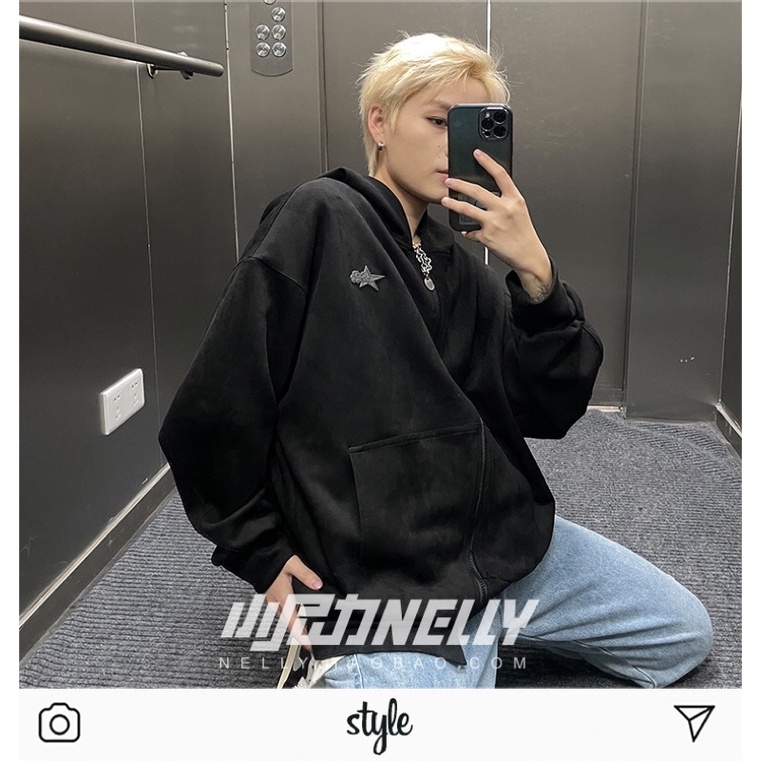 Áo khoác nelly sale  79 black energy