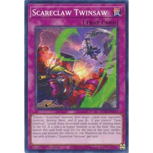 Thẻ Bài Yugioh Scareclaw Twinsaw - MP23-EN210 - Common 1st Edition
