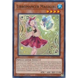 Thẻ bài yugioh libromancer magigirl - mp23-en044 - common 1st edition