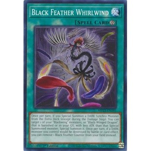 Thẻ bài yugioh black feather whirlwind - mp23-en195 - common 1st edition