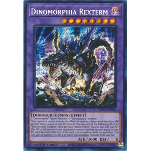 Thẻ Bài Yugioh Dinomorphia Rexterm - MP23-EN082 - Prismatic Secret Rare 1st Edition