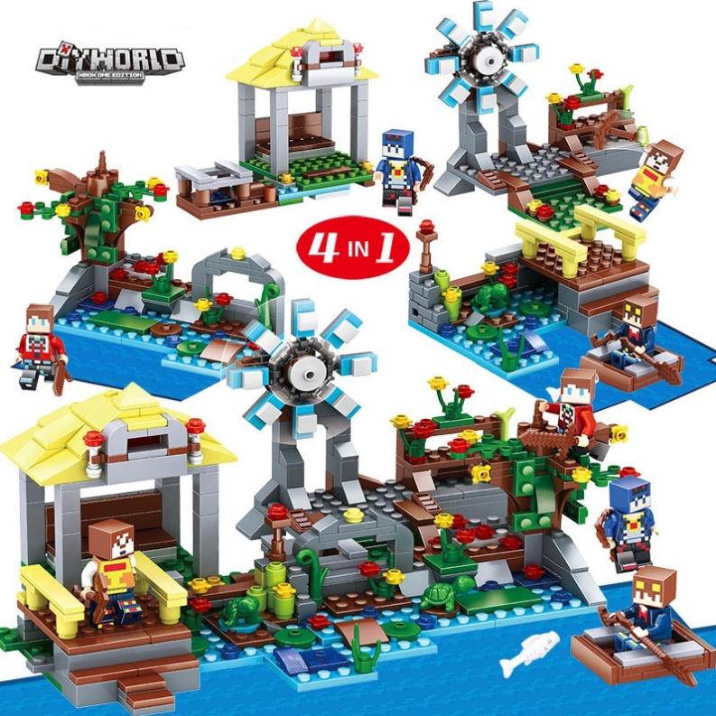 Bộ Đồ Chơi Lắp Ráp Minecraft Cho Bé Chơi Và Phát Triển Tư Duy