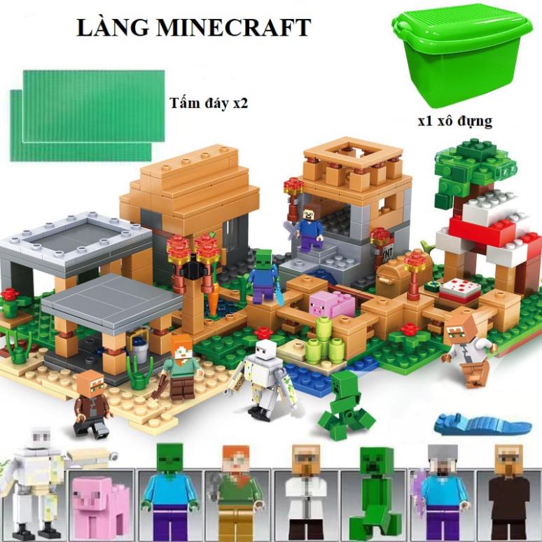 Bộ Đồ Chơi Lắp Ráp Minecraft Cho Bé Chơi Và Phát Triển Tư Duy