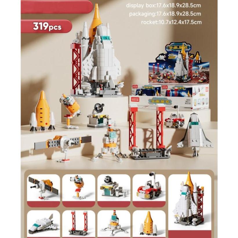 Đồ Chơi Lắp Ráp Tàu Vũ Trụ Legowin - Đồ Chơi Sáng Tạo, Xếp Hình Xe Tăng Máy Bay Xe Quân Sự SWAT Lêgo City