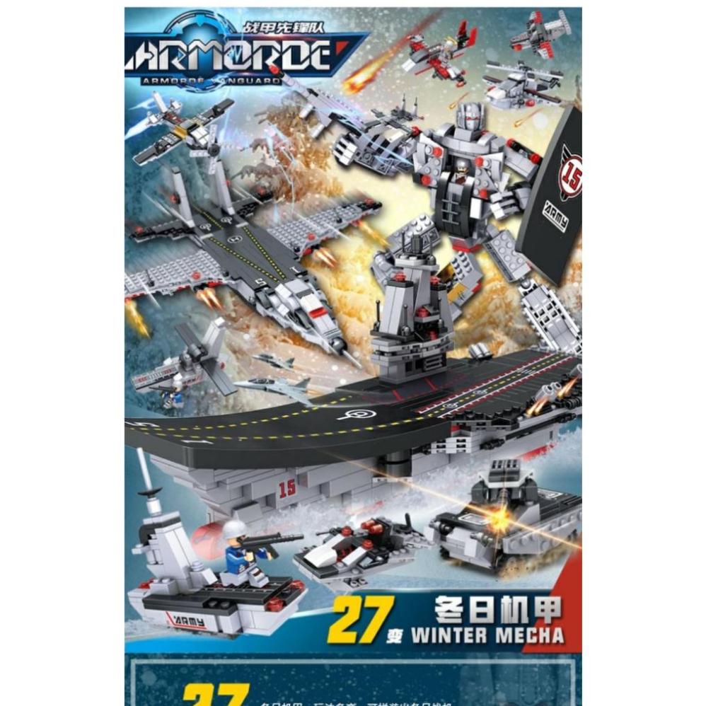 Đồ Chơi Lắp Ráp Tàu Vũ Trụ Legowin - Đồ Chơi Sáng Tạo, Xếp Hình Xe Tăng Máy Bay Xe Quân Sự SWAT Lêgo City