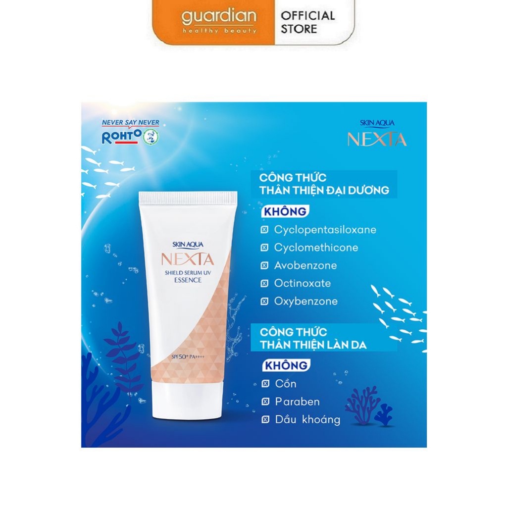 Tinh Chất Serum Chống Nắng Ngừa Sạm Nám Da Sunplay Skin Aqua Nexta Shield Serum Uv Essence SPF50+ PA++++ 50G