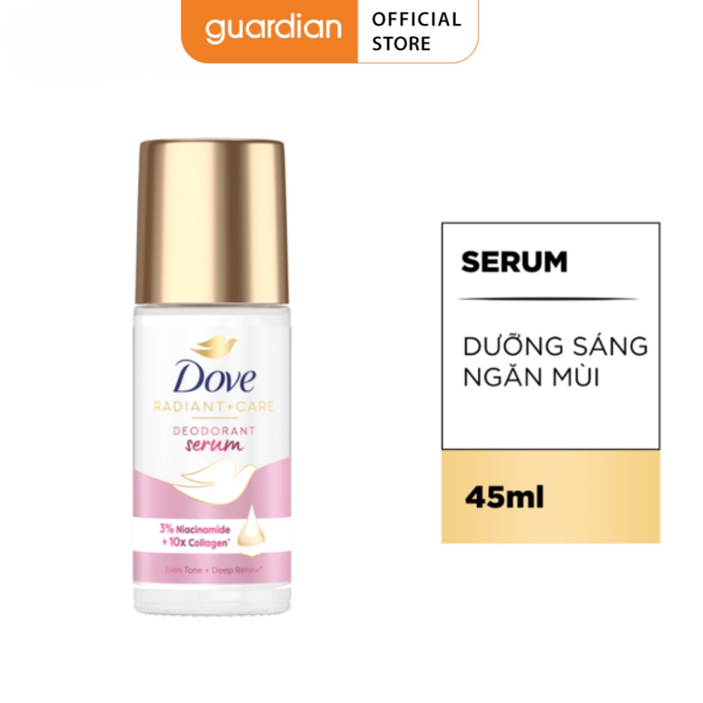 Lăn Ngăn Mùi Tinh Chất Serum Cao Cấp Dove Dành Cho Nữ Với 3% Niacinamide 45ml