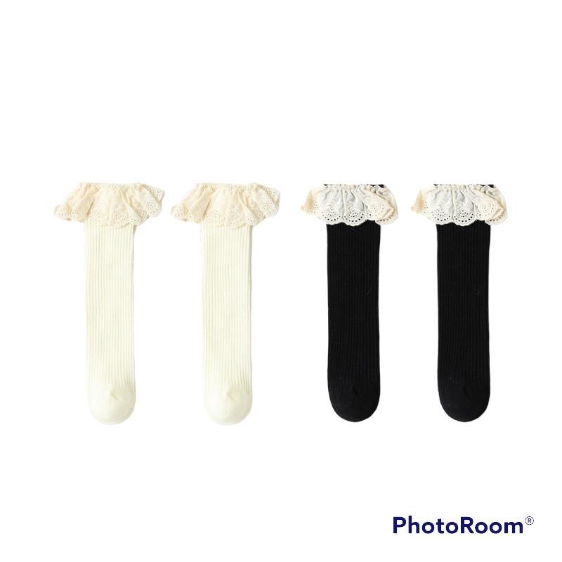 Tất đùi phối ren siêu xinh cho bé