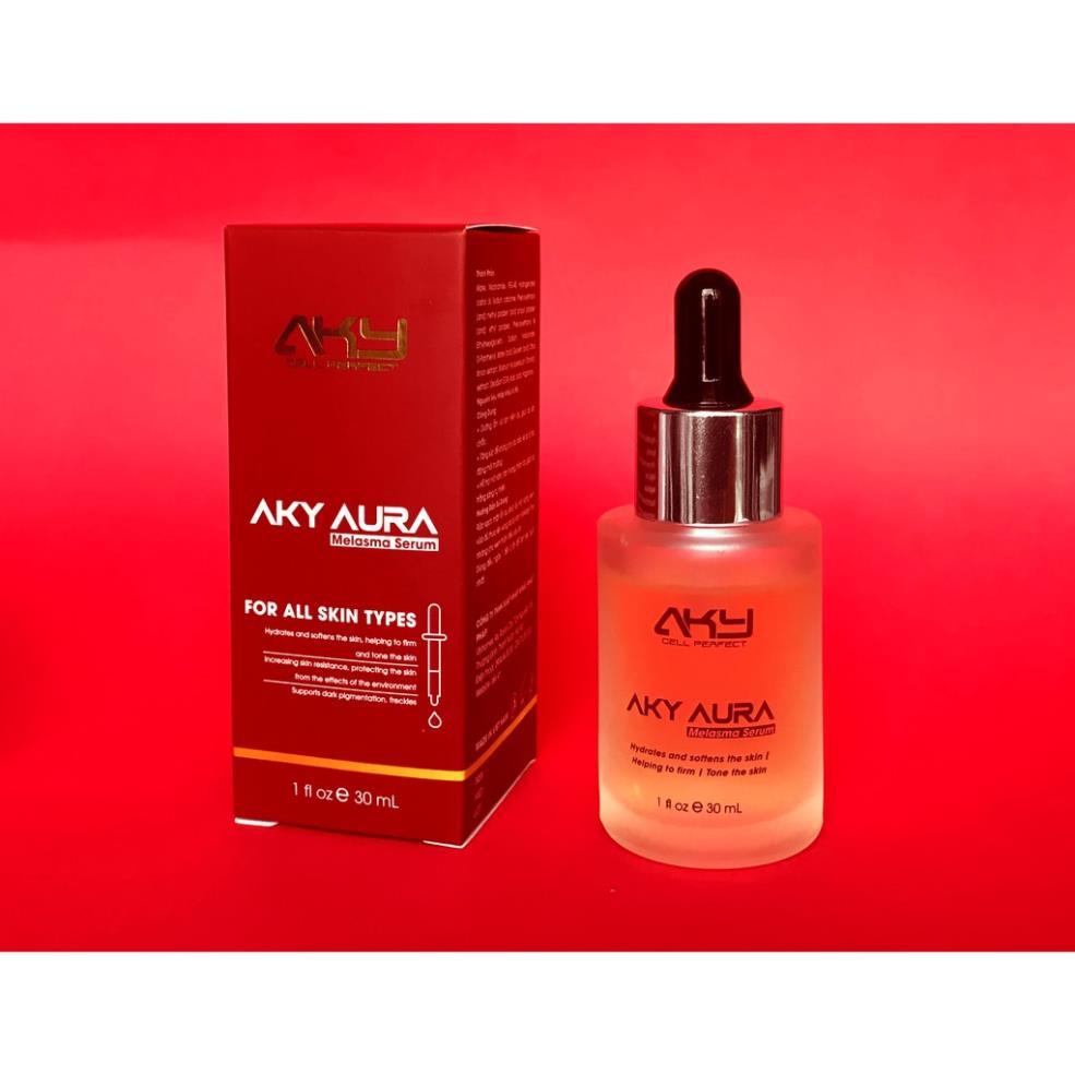 Serum Trắng da AKY AURA hỗ trợ hết nám tàn nhang, da sáng tự nhiên Xịn