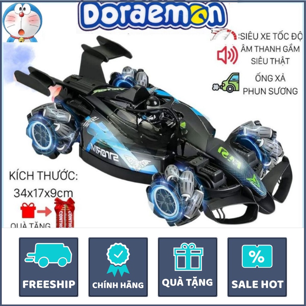 Xe điều khiển từ xa xoay 360 độ f1, Xe đua tốc độ cao điều khiển bằng tay, ô tô đồ chơi quà tặng sinh nhật