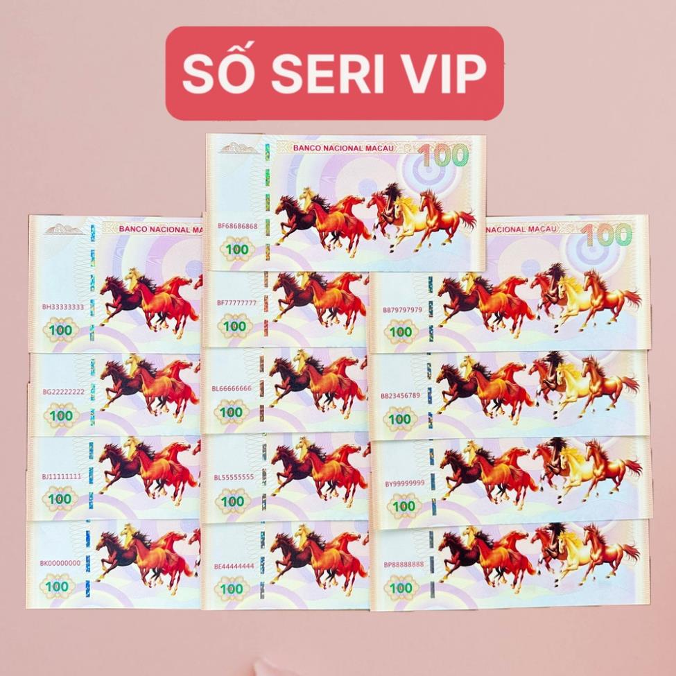 Tiền Mã Đáo Thành Công Macao Lưu Niệm Hình Con Ngựa và Cá Chép Hóa Rồng Lì Xì Tết Ý Nghĩa
