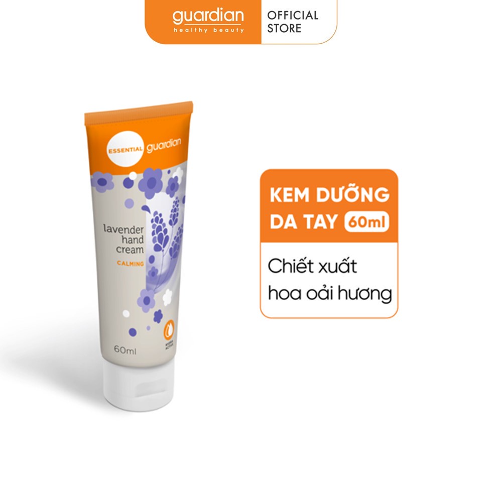 Kem Dưỡng Da Tay Thư Giãn Guardian Lavender Calming Hand Cream Chiết Xuất Hoa Oải Hương 60ml