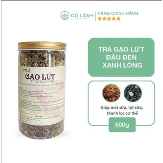 Trà gạo lứt đậu đen xanh lòng Cỏ Lành 500G
