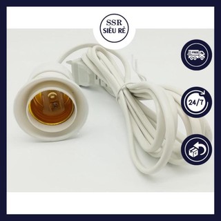 Đuôi đèn liền công tắc dây điện dài 1m5