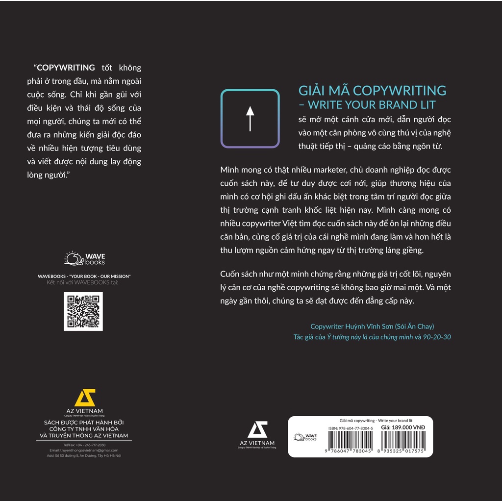 Sách - Giải Mã COPYWRITING Write Your Brand Lit - AZVietNam
