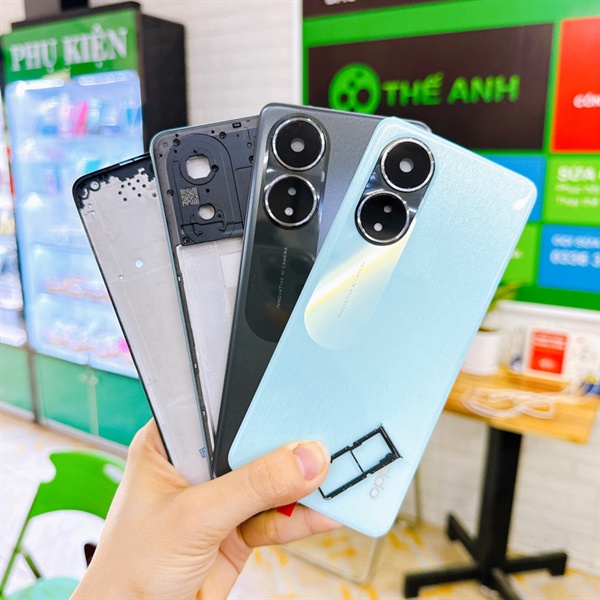 Bộ vỏ Oppo A58 4G CPH2577 zin mấu máy chuẩn, hàng như hình.
