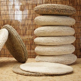 Đệm Ngồi Thiền tatami Đan Cói Tròn Dày Dặn
