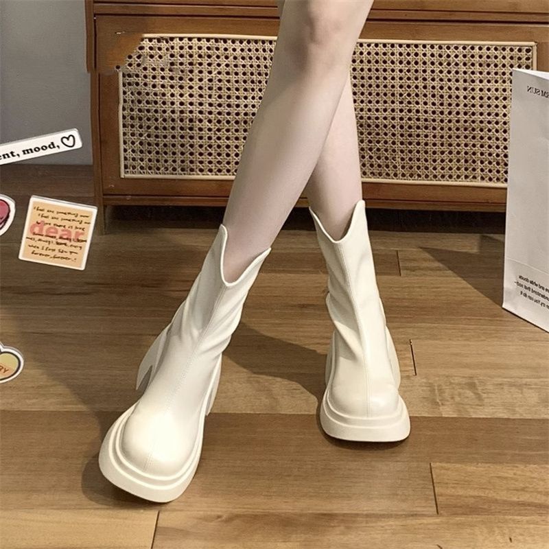 Giày Boot martin Đế Dày Thiết Kế Mới Thời Trang Theo Phong Cách Anh Dành Cho Nữ