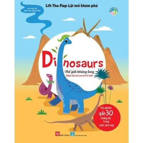 Sách - Lật Mở Khám Phá - Dinosaurs - Thế Giới Khủng Long