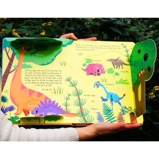 Sách - Lật Mở Khám Phá - Dinosaurs - Thế Giới Khủng Long