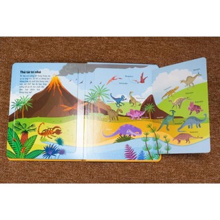 Sách - Lật Mở Khám Phá - Dinosaurs - Thế Giới Khủng Long