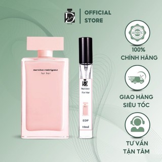 Nước hoa nữ chiết 10ml narciso rodriguez for her_Nar hồng nhạt. Tiểu thư, quyến rũ, kiêu kì Dallas895