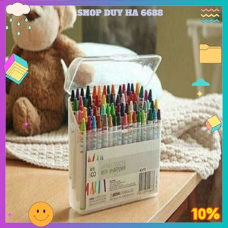 Bộ màu sáp 64 món cho bé, hộp màu 64 chi tiết dành cho các bé